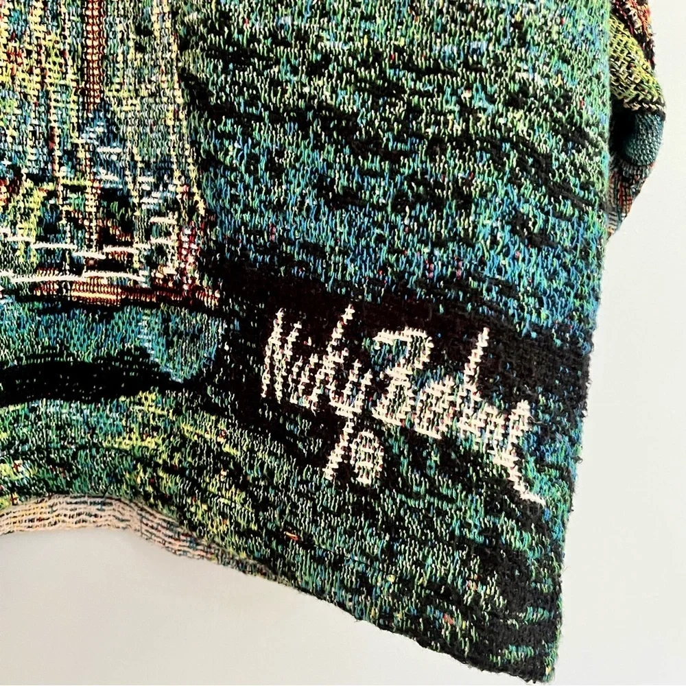 VTG Sugar Street Weavers Jacket Adult One Size AOP Tapestry 90’s Nicky Boehme - Picture 5 of 16